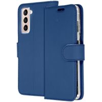 Accezz Wallet TPU Klapphülle Samsung Galaxy S21 - Dunkelblau