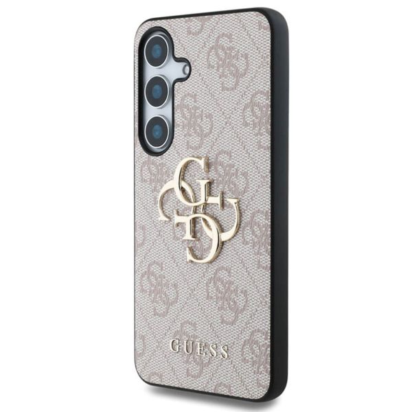 Guess 4G Metal Logo Back Cover Samsung Galaxy S25 Plus - Rosa