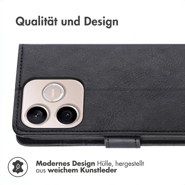 imoshion Luxuriöse Klapphülle Honor 600 Lite - Schwarz