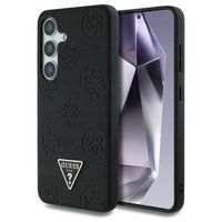 Guess 4G Logo Triangle Strass Back Cover für das Samsung Galaxy S25 - Black