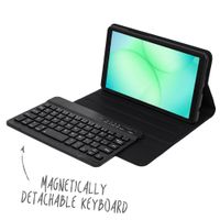Accezz Bluetooth Keyboard Klapphülle Samsung Galaxy Tab A11 - QWERTY - Schwarz