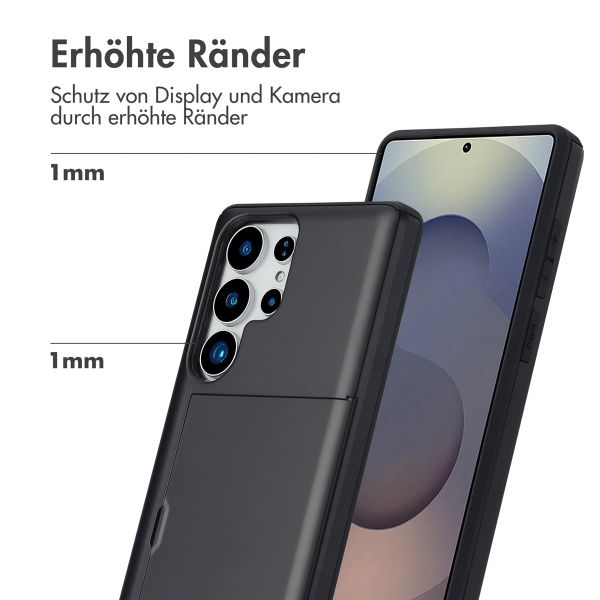 imoshion Backcover mit Kartenfach Samsung Galaxy S25 Ultra - Schwarz