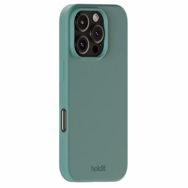 Holdit Silicone Case für das iPhone 16 Pro - Moss Green