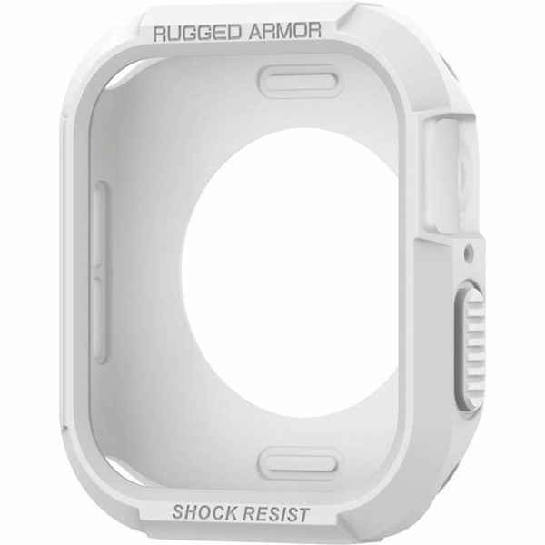 Spigen Rugged Armor™ Case für die Apple Watch Series 4-6 / SE - 44 mm - Weiß