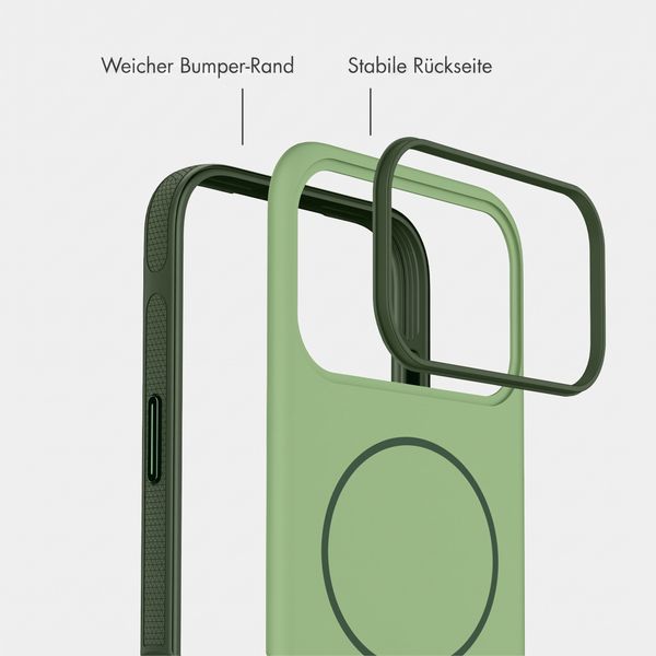 imoshion Color Backcover mit Thin MagSafe Ring Apple iPhone 17 Pro - Dunkelgrün