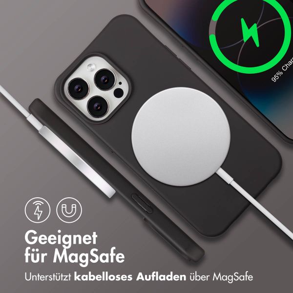 imoshion Color Backcover mit abnehmbarem Handykette und MagSafe Apple iPhone 14 Pro Max - Black Coffee