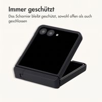 imoshion Color Backcover mit Ständer Samsung Galaxy Z Flip 8 - Schwarz
