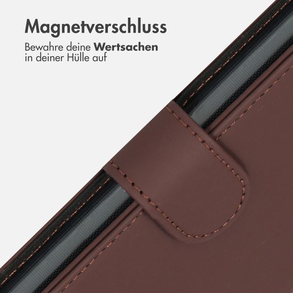 Accezz Wallet TPU Klapphülle Samsung Galaxy S23 Plus - Braun