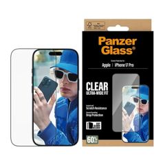 PanzerGlass Ultra-Wide Fit Antibakterieller Displayschutz mit Applikator Apple iPhone 17 Pro