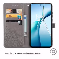 imoshion Mandala Klapphülle Motorola Moto G15 / G15 Power - Grau