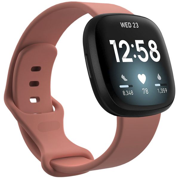 imoshion Silikonband für das Fitbit Versa 4 / 3 / Sense (2) - Orange