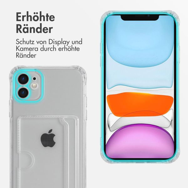 imoshion Soft Case Back Cover mit Kartenhalter Apple iPhone 11 - Transparent