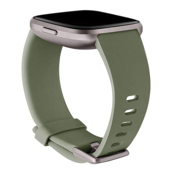 Fitbit Classic Silikonarmband für  Fitbit Versa / Versa 2 / Versa Lite - Größe L - Olive