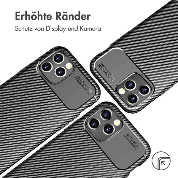 imoshion Carbon-Hülle Apple iPhone 12 Pro Max - Schwarz