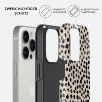 Burga Tough Back Cover MagSafe für das iPhone 14 Pro - Almond Latte