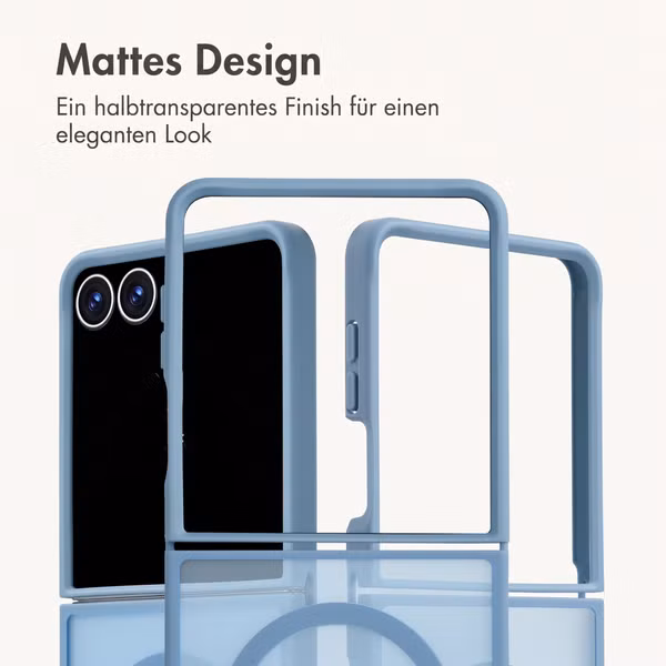 imoshion Color Guard Back Cover mit MagSafe Samsung Galaxy Z Flip 8 - Hellblau
