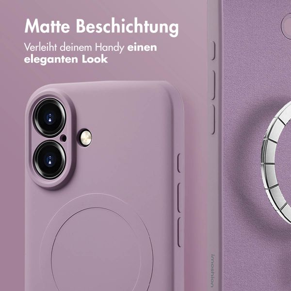 imoshion Color Back Cover mit MagSafe Apple iPhone 16 - Violett