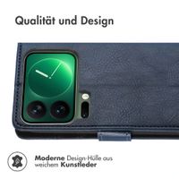 imoshion Luxuriöse Klapphülle Xiaomi 17 Pro Max - Dunkelblau