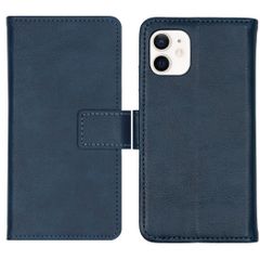 imoshion Luxuriöse Klapphülle Apple iPhone 12 Mini - Dunkelblau