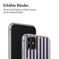 imoshion  Design Hülle für das iPhone 11 - Sparkle Lines Lavender