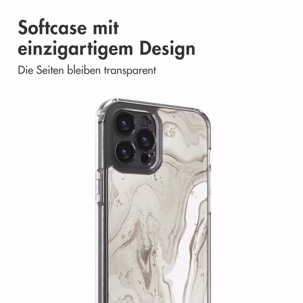 imoshion Design Hülle Apple iPhone 12 (Pro) - Sandy Marble