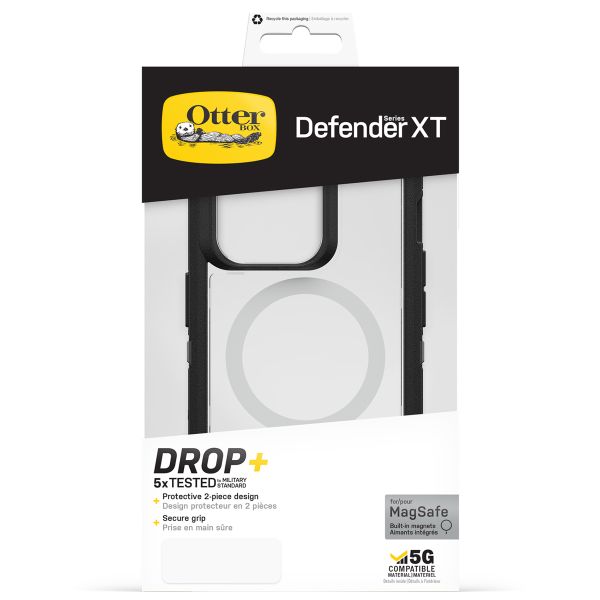 OtterBox Defender Rugged Case mit MagSafe für das iPhone 14 Pro - Transparent / Schwarz