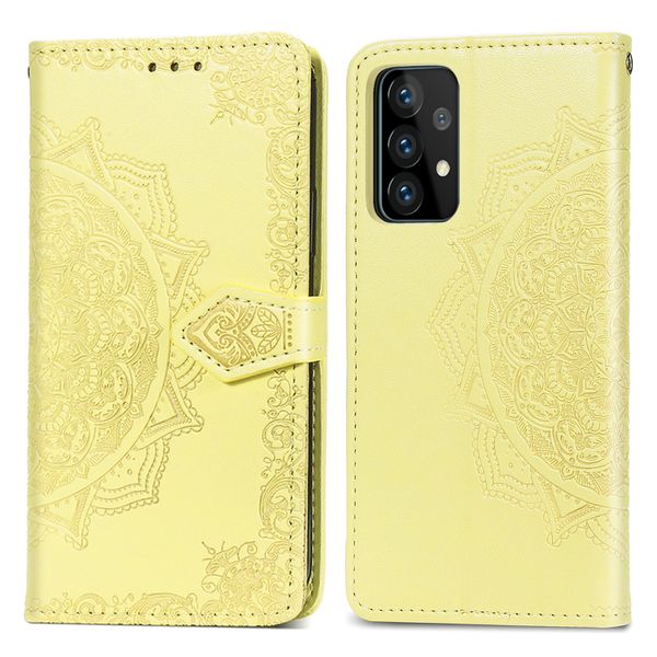 imoshion Mandala Klapphülle Samsung Galaxy A52(s) (5G/4G) - Gelb