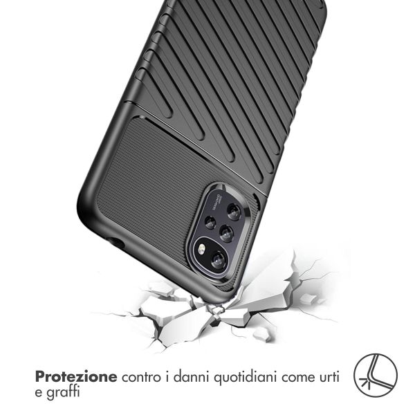 imoshion Thunder Backcover Motorola Moto G22 / E32 / E32s - Schwarz