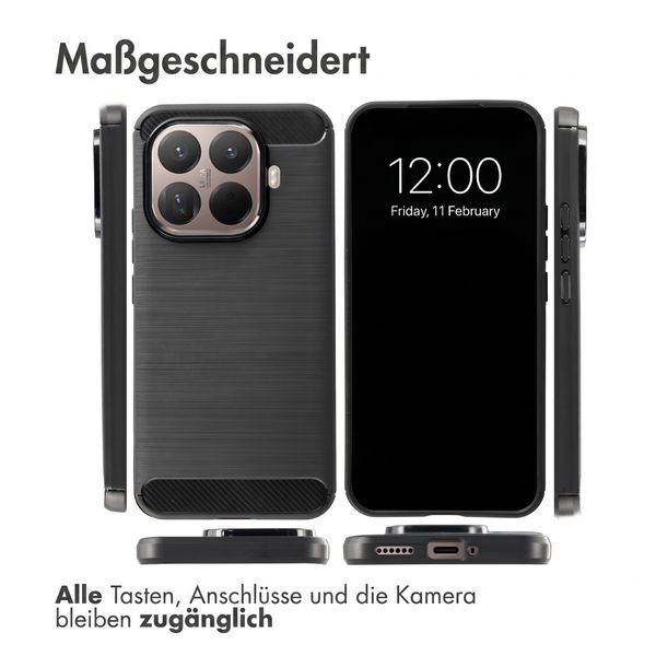 imoshion Brushed Back Cover Xiaomi 15T Pro - Schwarz