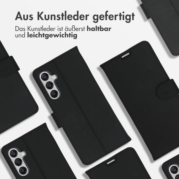 Accezz Wallet TPU Klapphülle Samsung Galaxy A25 (5G) - Schwarz