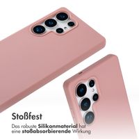 imoshion Silikonhülle mit Band für das Samsung Galaxy S25 Ultra - Sand Pink