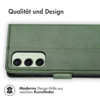 imoshion Luxuriöse Klapphülle Samsung Galaxy S24 FE - Grün