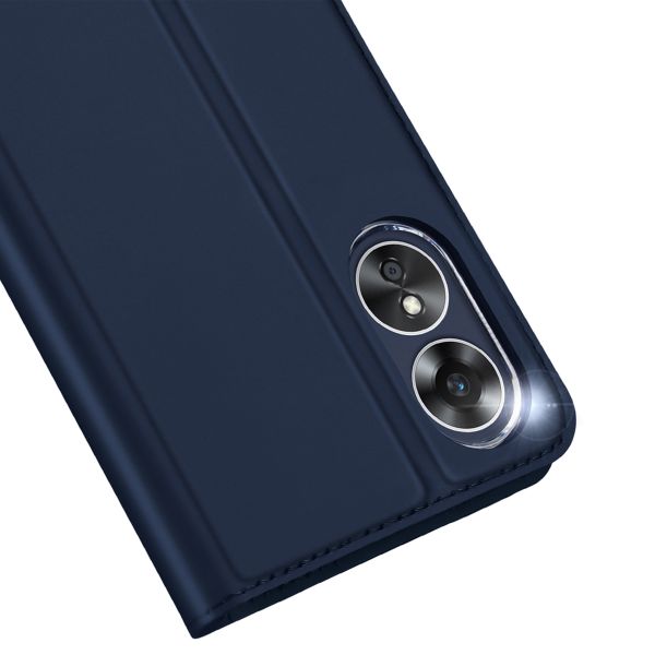 Dux Ducis Slim TPU Klapphülle für das Oppo A17 - Dunkelblau