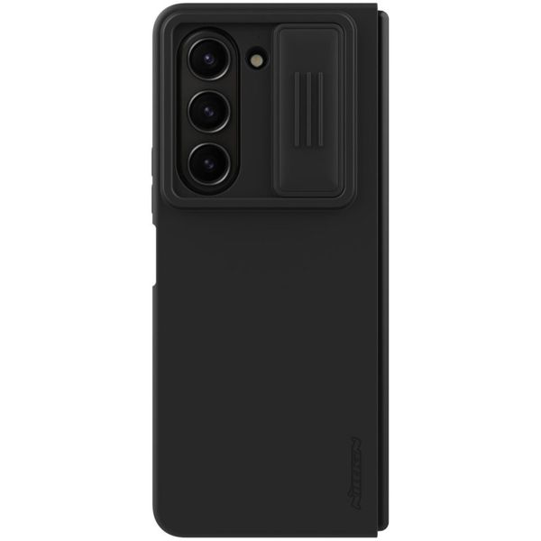 Nillkin ﻿CamShield Silky Silikon Case für das Samsung Galaxy Z Fold 5 - Schwarz