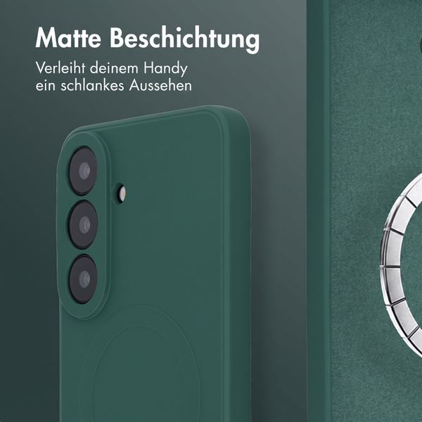 imoshion Color Back Cover mit MagSafe Samsung Galaxy S26 FE - Dunkelgrün