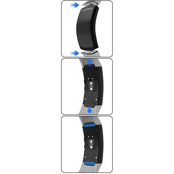 imoshion Magnetisches Milanaise Armband für das  Samsung Galaxy Fit - Schwarz