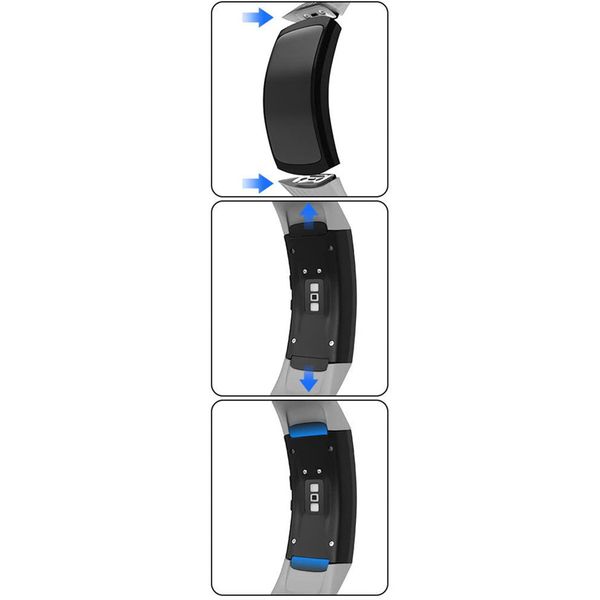 imoshion Milanese Watch Armband für das Samsung Galaxy Fit - Schwarz