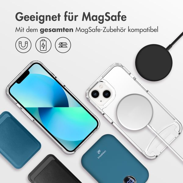 imoshion MagSafe Hülle mit abnehmbarem Band für das iPhone 13 - Transparent