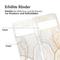 imoshion Design Hülle Google Pixel 8 Pro - Golden Leaves Transparent