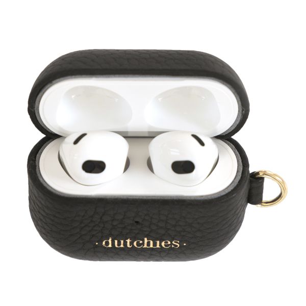 Dutchies Leather Case für Apple AirPods 1 / 2 - Black