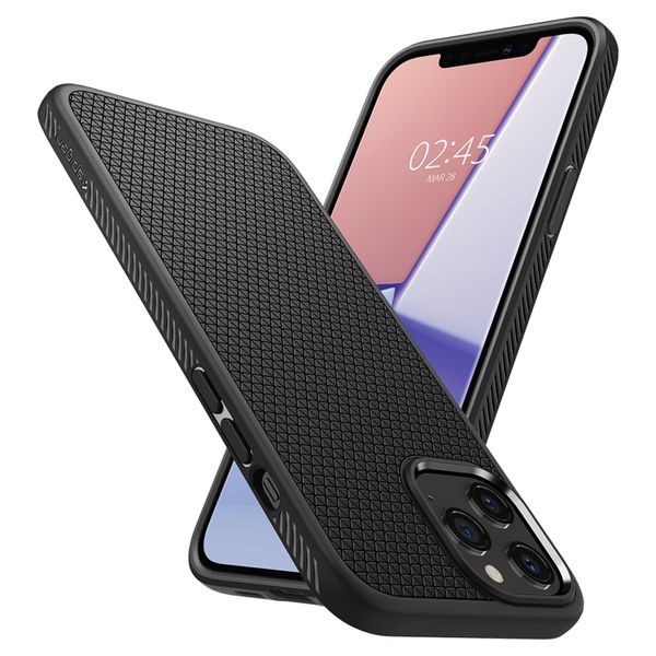 Spigen Liquid Air™ Case für das iPhone 12 Pro Max - Schwarz