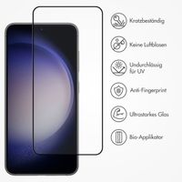 Accezz Dreifach starke Full Cover Schutzfolie mit Applikator Samsung Galaxy S22 / S23
