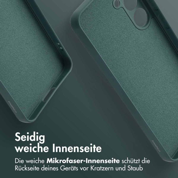 imoshion Color Back Cover mit MagSafe Samsung Galaxy S24 FE - Dunkelgrün