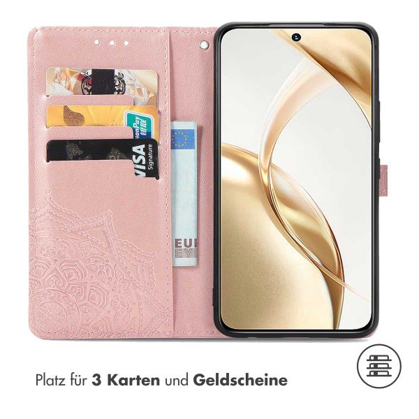 imoshion Mandala Klapphülle für das Honor 200 - Rose Gold