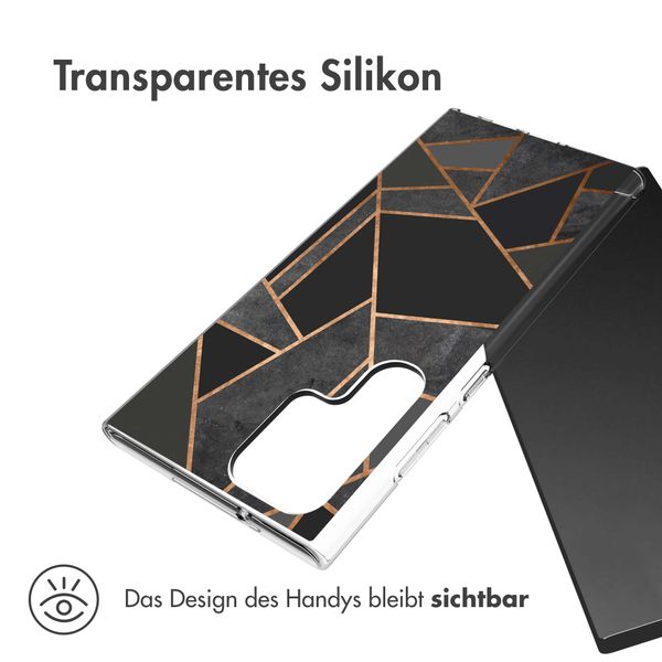 imoshion Design Hülle Samsung Galaxy S23 Ultra - Black Graphic