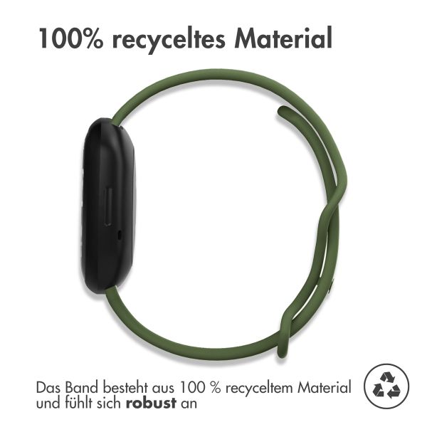 imoshion Silikon-Armband⁺ für Fitbit Versa 4 / 3 / Sense (2) - Dunkelgrün