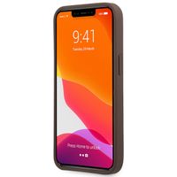 Guess 4G Metal Logo Back Cover Apple iPhone 13 Pro Max - Braun