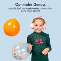 imoshion Kids LED Light Bluetooth-Kopfhörer - Kinderkopfhörer - Kabelloser Kopfhörer + AUX-Kabel - Rosa