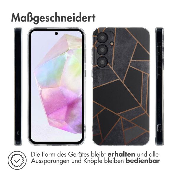 imoshion Design Hülle für das Samsung Galaxy A35 - Black Graphic