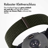imoshion QuickFit® Nylon Armband -   Garmin 20 mm Anschluss - Größe L/XL - Grün